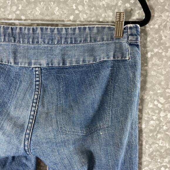 Vince Patchwork Straight Leg Ankle Jeans - Size 26 - Low Rise - Shadow Pocket - Picture 9 of 10